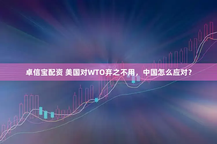 卓信宝配资 美国对WTO弃之不用，中国怎么应对？